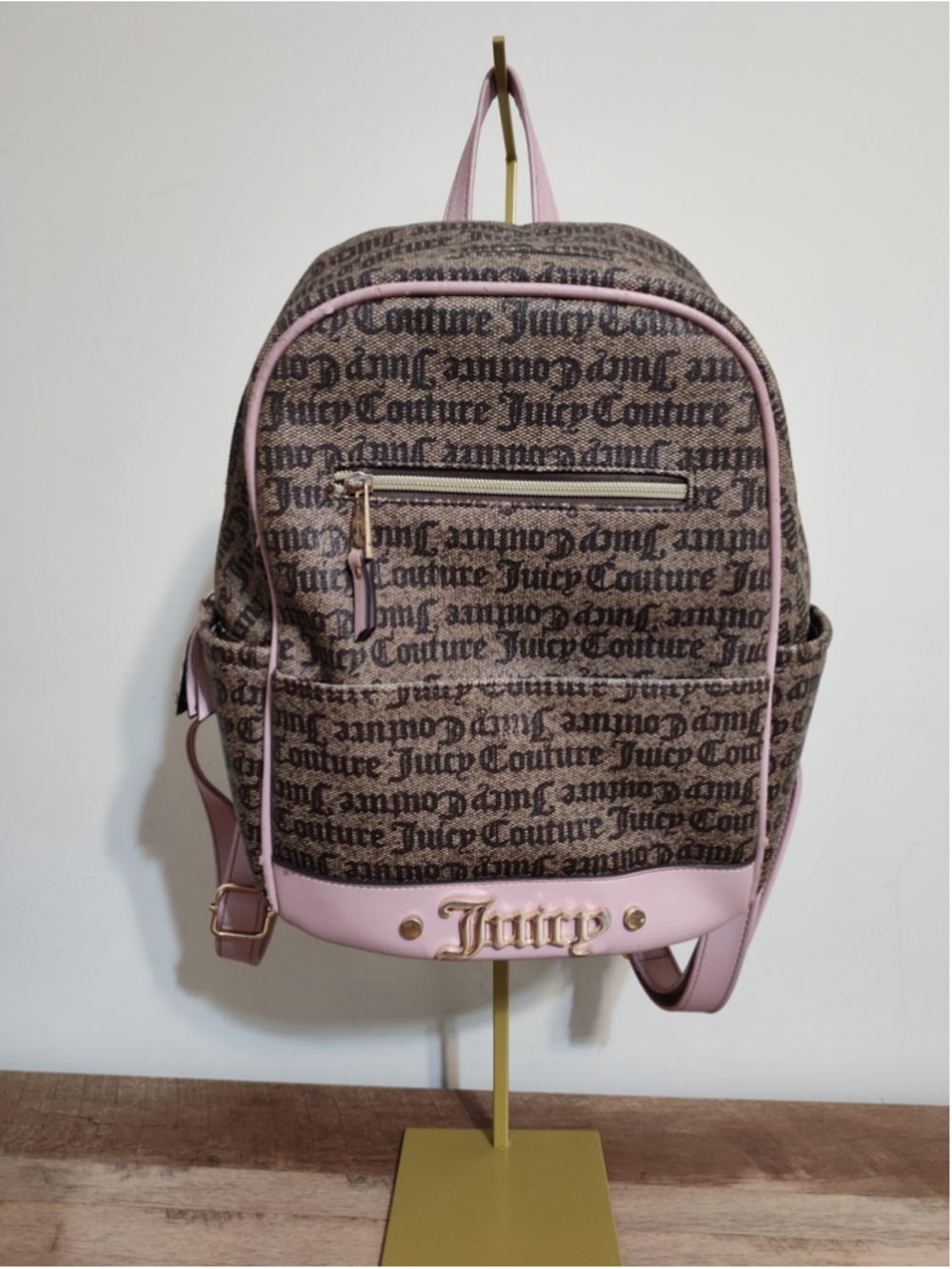 Women's Juicy Couture Backpack One Size Brown and Pink